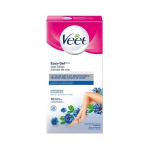 Veet Easy-Gel Wax Strips Sensitive Skin 40 Wax
