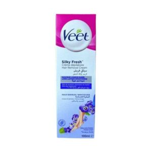 Veet Silky Fresh Crème Dépilatoire Peaux Sensibles 100ML
