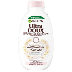 GARNIER ULTRA DOUX Shampooing Doux Apaisant Délicatesse d’Avoine