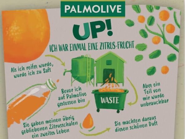 Palmolive Up! Duschgel mit upcycled Rosenblüten & Schwarzteeduft – Image 7