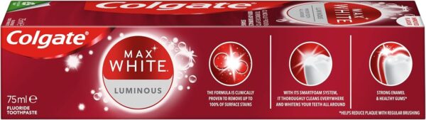COLGATE DENTIFRICE MAX WHITE INFINITE WHITENING
