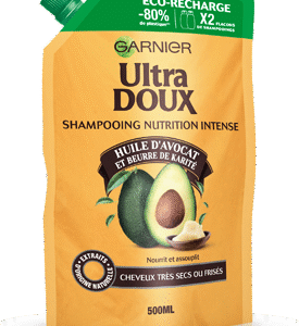 Ultra Doux Garnier Shampooing Ecopack à l'Huile d'Avocat et au Beurre de Karité