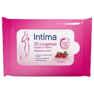 Intima Lingettes Hygiène Intime Régulation Active X20