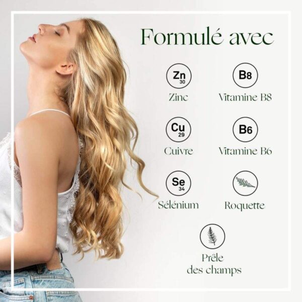 Cheveux Pousse,Croissance & Fortification 90 gélules Luxéol KB – Image 3