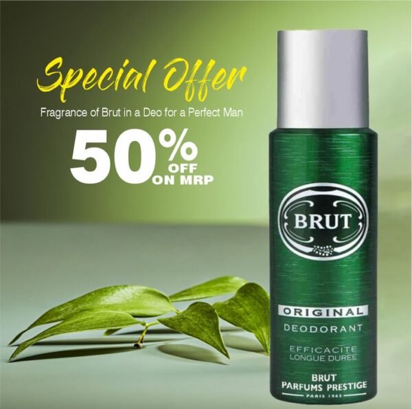 ⁦Brut - Déodorant Spray Anti-Transpirant Musk 200 Ml⁩ - الصورة ⁦4⁩
