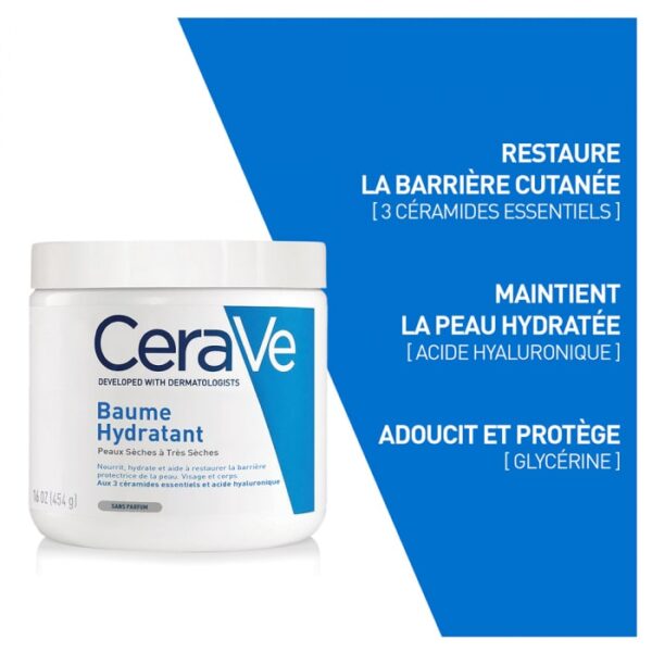 Baume Hydratant 454g CeraVe – Image 2