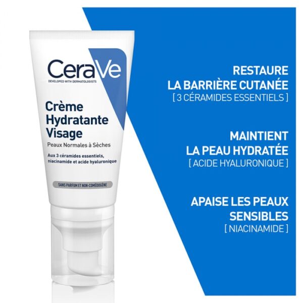 Crème Hydratante Visage 52ml CeraVe – Image 2