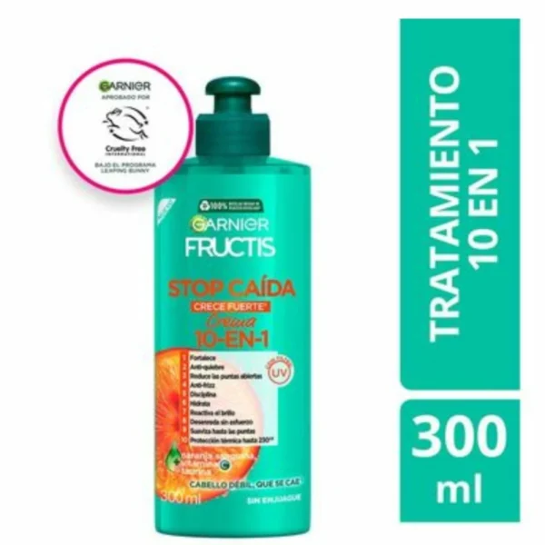 Garnier Fructis Stop Hair Loss Grow Crème Coiffante Forte 10 EN 1 300 ML – Image 4