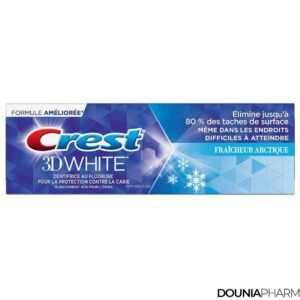 Dentifrice Crest 3d White Fraîcheur