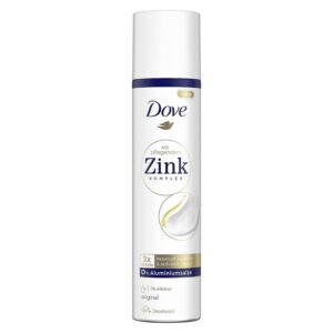Déodorant Dove Spray au Complexe de Zinc nourrissant/ 0% Aluminium - Original - 100 ml
