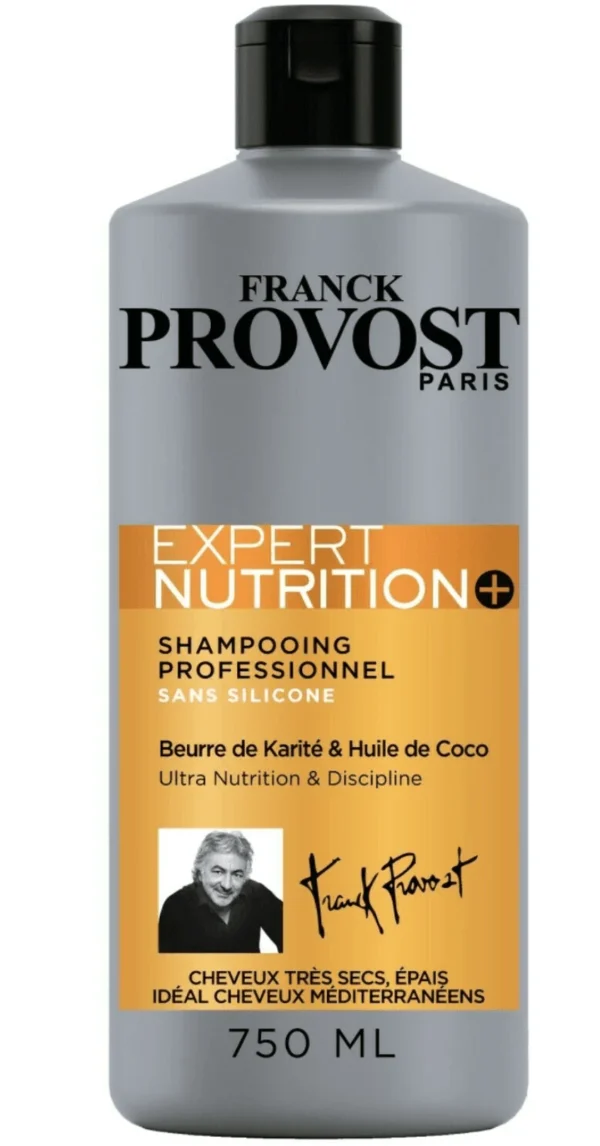 FRANCK PROVOST - SHAMPOING PROFESSIONNEL EXPERT NUTRITION + ULTRA-NUTRITION & DÉTENTE 750ML