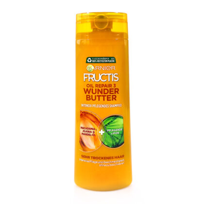 Garnier Fructis Shampooing Huile Réparatrice 3 Wonder Butter, 300 ml