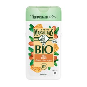 le petit marseillais Douche Crème certifiée Bio Miel Argan