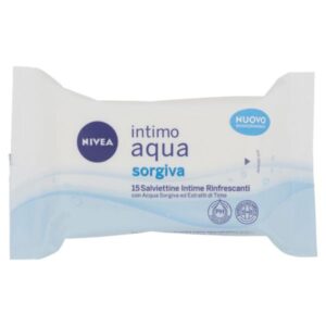 Nivea intime aqua sorgiva Lingettes intimes rafraîchissantes 15 pcs