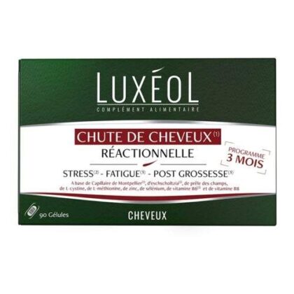 Chute de Cheveux Réactionnelle 90 gélules Luxéol