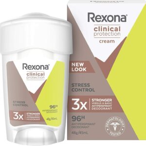 Rexona Femme Clinic Protect - Crème Déodorante Anti-Stress 96H