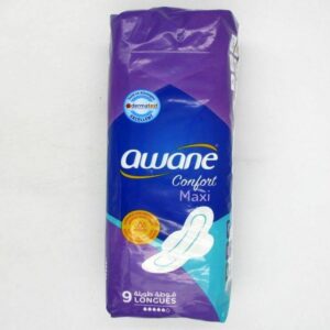 Awane Maxi Confort Longues 9 serviettes