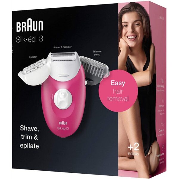 Braun Épilateur Silk-Épil 3 SE3-410 – Image 4